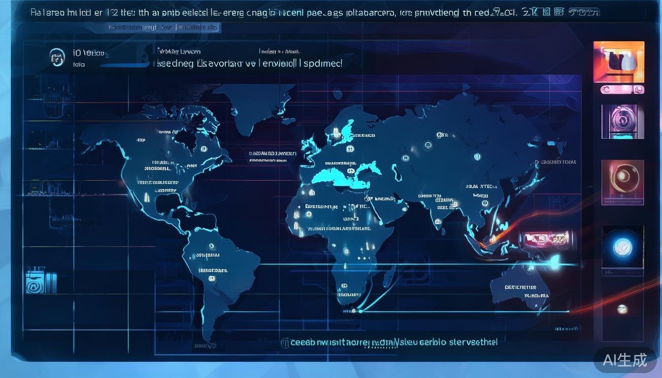 进入VPN主界面，选择一个目标地区的服务器。为了确